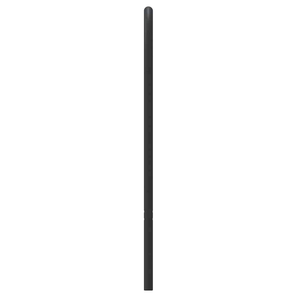 vidaXL Ersatz-Kopfteil Metall Schwarz 180 cm