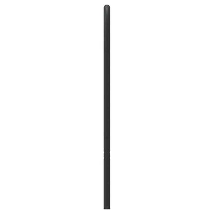 vidaXL Ersatz-Kopfteil Metall Schwarz 180 cm