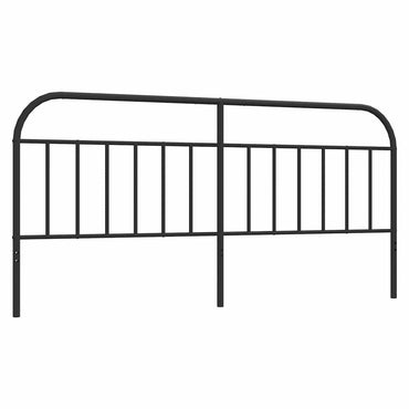 vidaXL Ersatz-Kopfteil Metall Schwarz 193 cm
