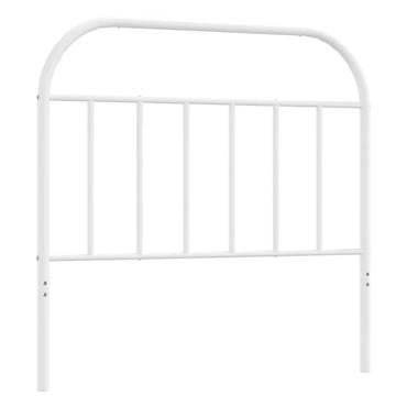 vidaXL Ersatz-Kopfteil Metall Weiß 100 cm