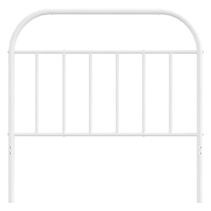 vidaXL Ersatz-Kopfteil Metall Weiß 100 cm