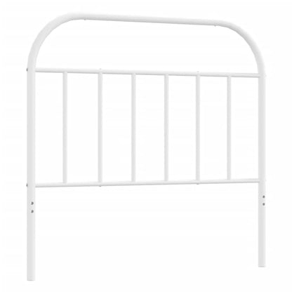 vidaXL Ersatz-Kopfteil Metall Weiß 107 cm