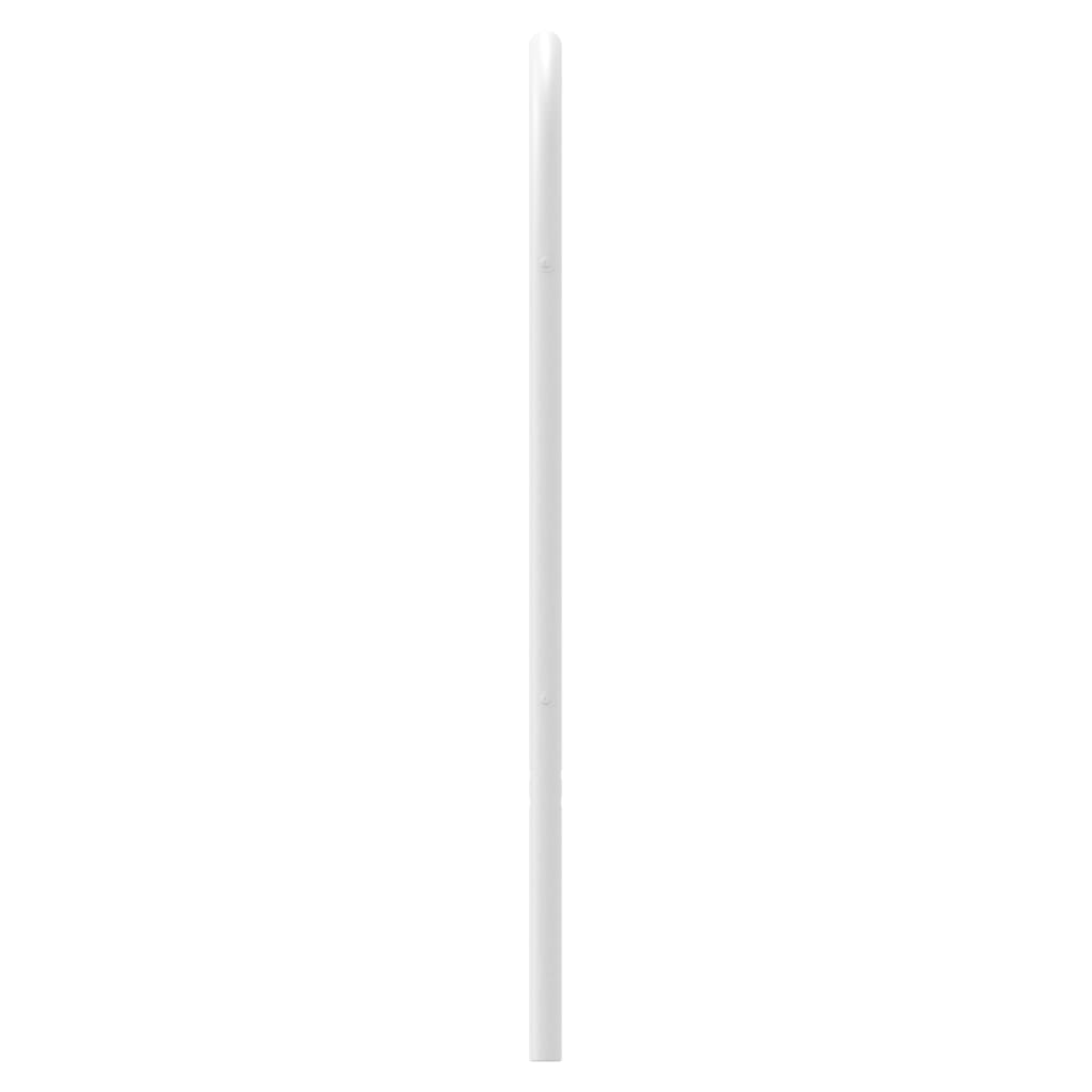 vidaXL Ersatz-Kopfteil Metall Weiß 107 cm