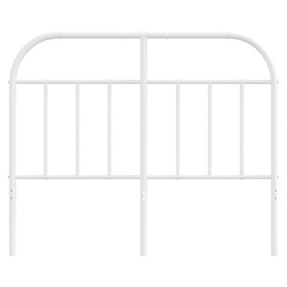 vidaXL Ersatz-Kopfteil Metall Weiß 120 cm