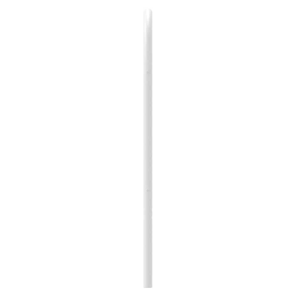 vidaXL Ersatz-Kopfteil Metall Weiß 150 cm