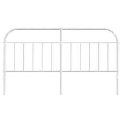 vidaXL Ersatz-Kopfteil Metall Weiß 180 cm