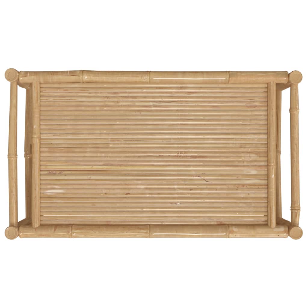 vidaXL Table basse de jardin 100x55x33 cm bambou