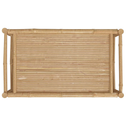 vidaXL Table basse de jardin 100x55x33 cm bambou