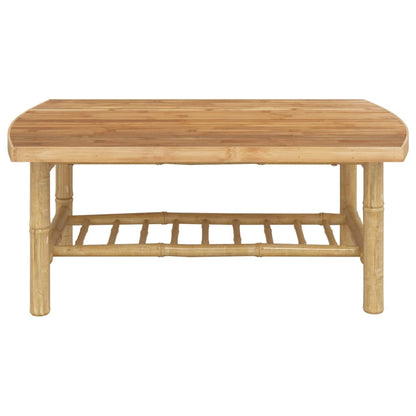 vidaXL Garten-Couchtisch 90x55x37 cm Bambus