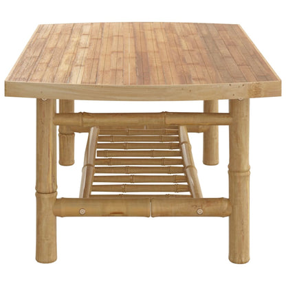 vidaXL Garten-Couchtisch 90x55x37 cm Bambus