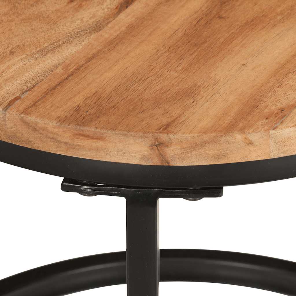 vidaXL Tables gigognes 3 pcs Bois d'acacia massif