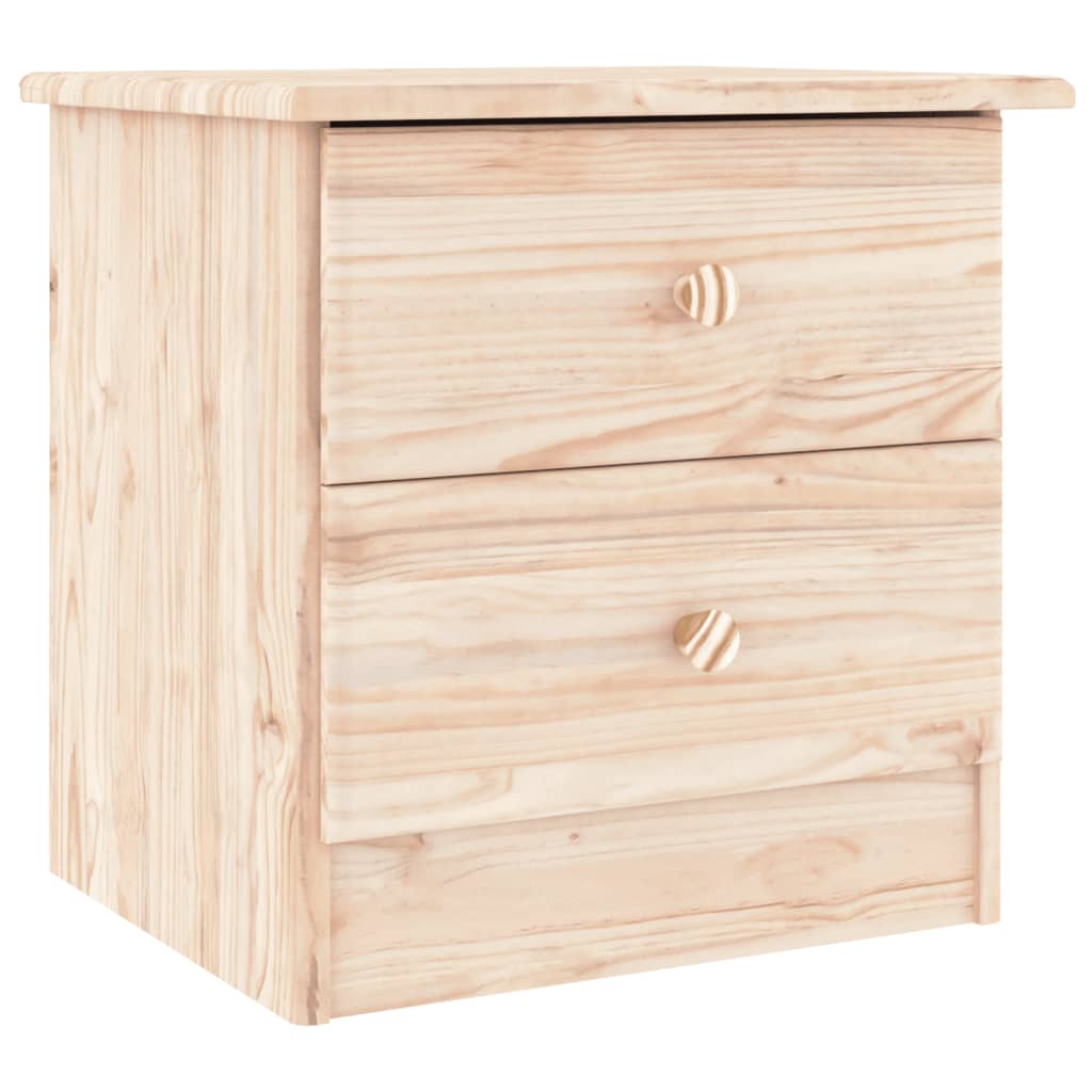 vidaXL Table de chevet ALTA Nature 41x35x41 cm Pin massif