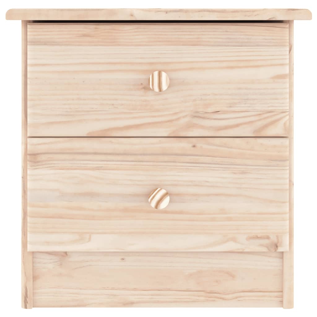 vidaXL Table de chevet ALTA Nature 41x35x41 cm Pin massif