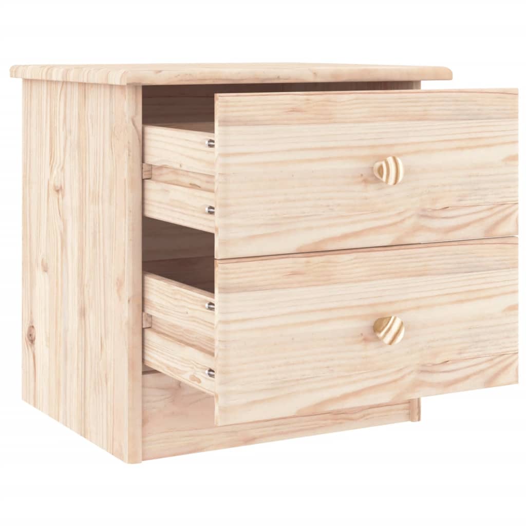 vidaXL Table de chevet ALTA Nature 41x35x41 cm Pin massif