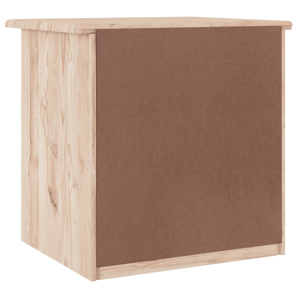vidaXL Table de chevet ALTA Nature 41x35x41 cm Pin massif