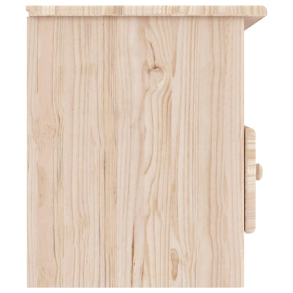 vidaXL TV-Schrank mit Schubladen ALTA 100x35x41 cm Massivholz Kiefer