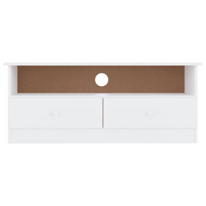 vidaXL TV-Schrank mit Schubladen ALTA Weiß 100x35x41 cm Kiefernholz