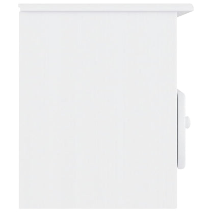 vidaXL TV-Schrank mit Schubladen ALTA Weiß 100x35x41 cm Kiefernholz