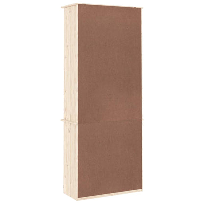 vidaXL Bücherregal mit Schubladen ALTA 77x35x186,5cm Massivholz Kiefer