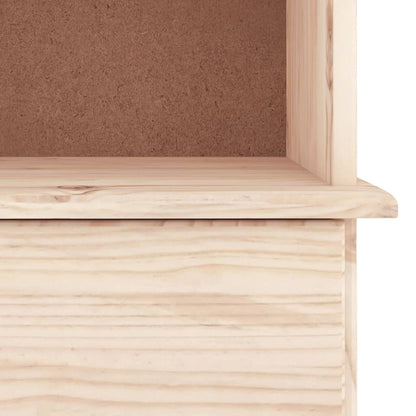 vidaXL Bücherregal mit Schubladen ALTA 77x35x186,5cm Massivholz Kiefer