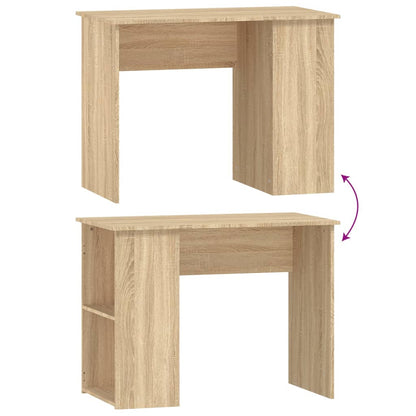 vidaXL Bureau chêne Sonoma 100x55x75 cm Bois d'ingénierie