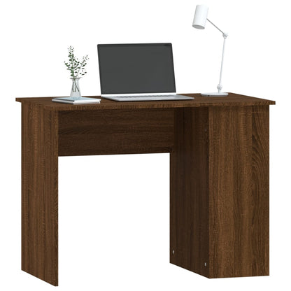 vidaXL Bureau marron aspect chêne 100x55x75 cm en bois d'ingénierie