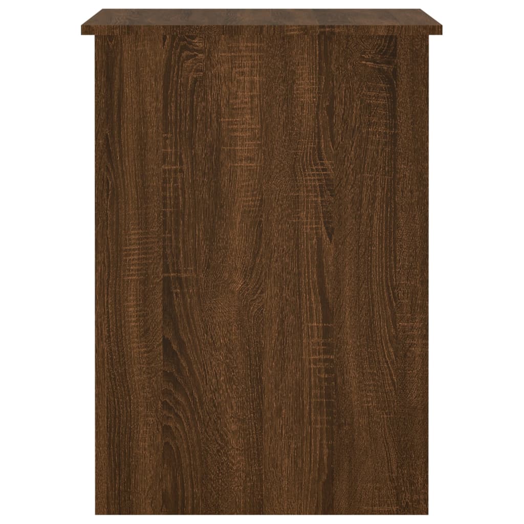 vidaXL Bureau marron aspect chêne 100x55x75 cm en bois d'ingénierie