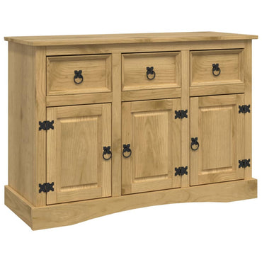 vidaXL Bahut Corona 115x43x79,5 cm Bois de pin massif Style mexicain