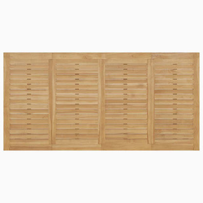 vidaXL Batavia-Tisch 200x100x75 cm Massivholz Teak