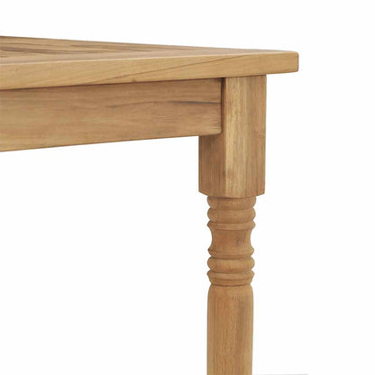 vidaXL Batavia-Tisch 200x100x75 cm Massivholz Teak