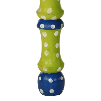 vidaXL Couchtisch Grün Handbemalt Massivholz Mango