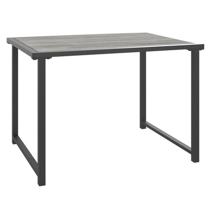 vidaXL Salon de jardin 4 pcs avec coussins anthracite acier