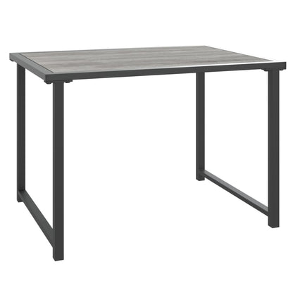 vidaXL Gartentisch Anthrazit 55x40x37 cm Stahl