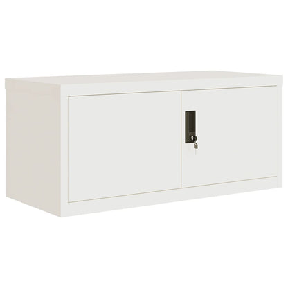 vidaXL Armoire de classement blanc 90x40x240 cm Acier