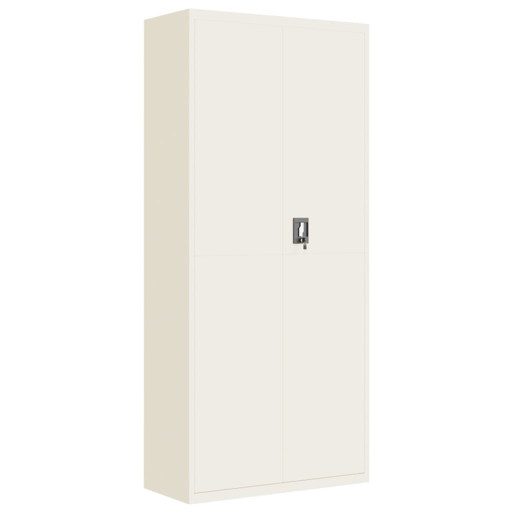 vidaXL Armoire de classement blanc 90x40x240 cm Acier