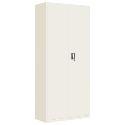vidaXL Armoire de classement blanc 90x40x240 cm Acier