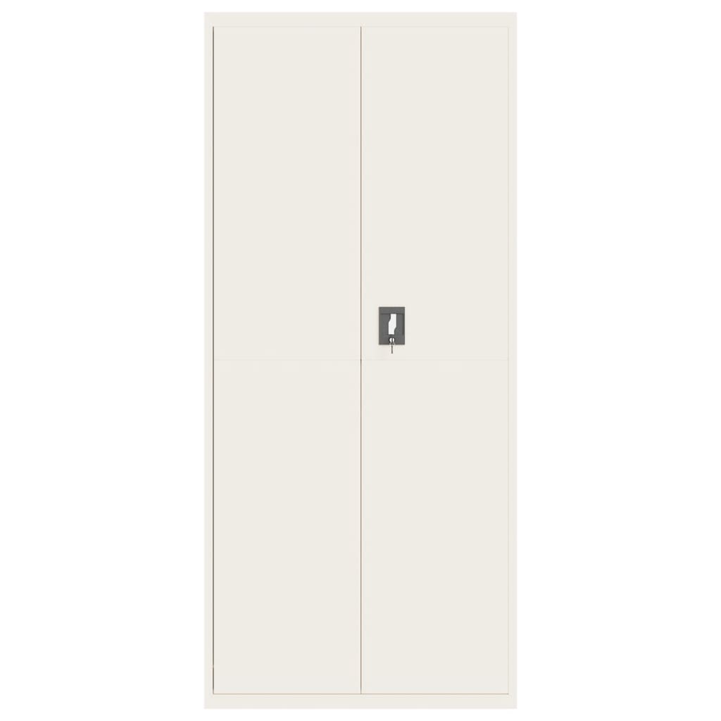 vidaXL Armoire de classement blanc 90x40x240 cm Acier
