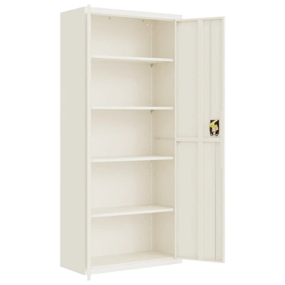 vidaXL Armoire de classement blanc 90x40x240 cm Acier