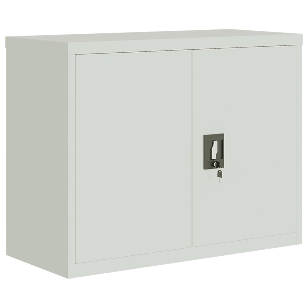 vidaXL Classeur Gris clair 90x40x110 cm Acier