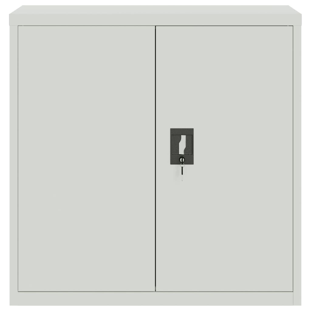 vidaXL Classeur Gris clair 90x40x130 cm Acier