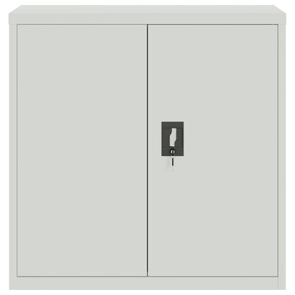 vidaXL Classeur Gris clair 90x40x130 cm Acier