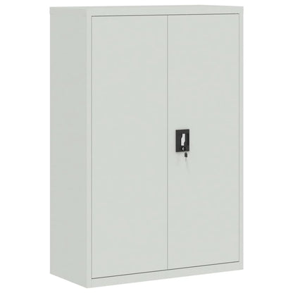 vidaXL Armoire de classement Gris clair 90x40x180 cm Acier