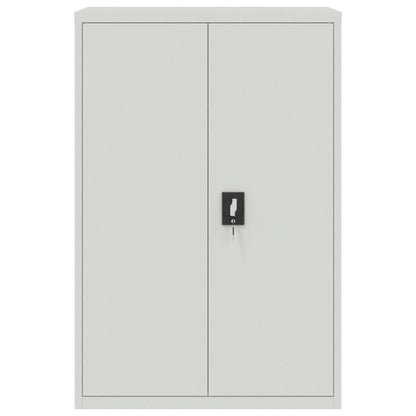 vidaXL Armoire de classement Gris clair 90x40x180 cm Acier