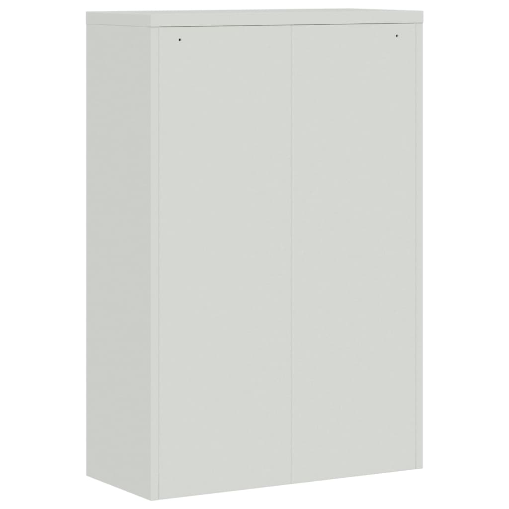 vidaXL Armoire de classement Gris clair 90x40x180 cm Acier
