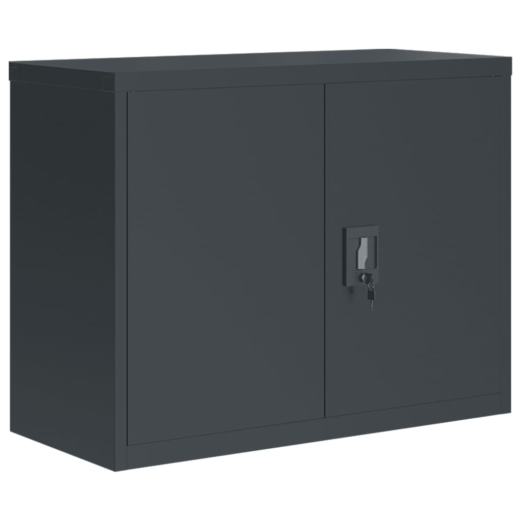 vidaXL Aktenschrank Anthrazit 90x40x110 cm Stahl