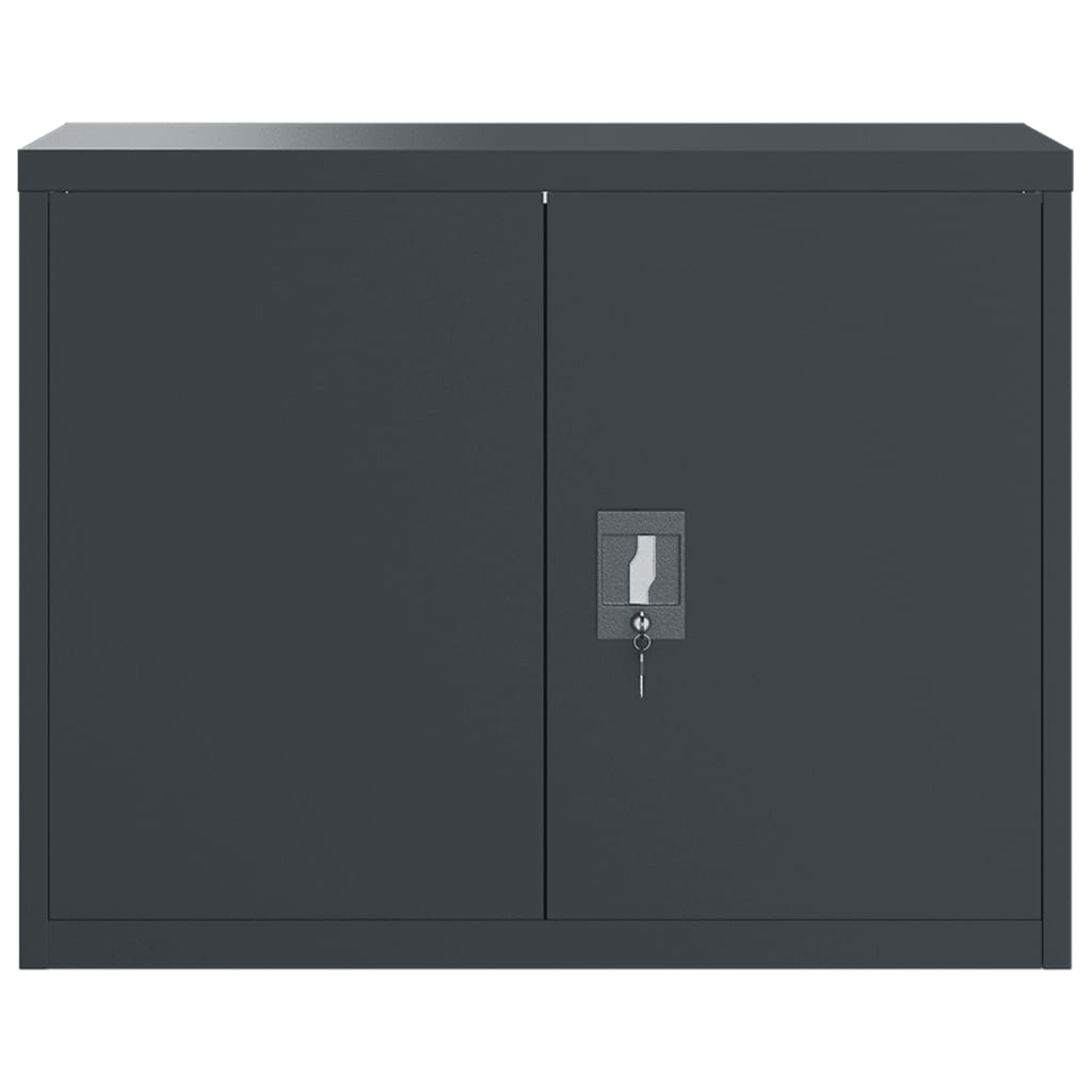 vidaXL Aktenschrank Anthrazit 90x40x110 cm Stahl