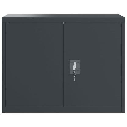 vidaXL Aktenschrank Anthrazit 90x40x110 cm Stahl