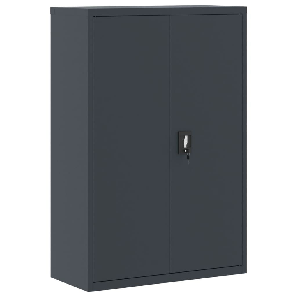 vidaXL Aktenschrank Anthrazit 90x40x180 cm Stahl