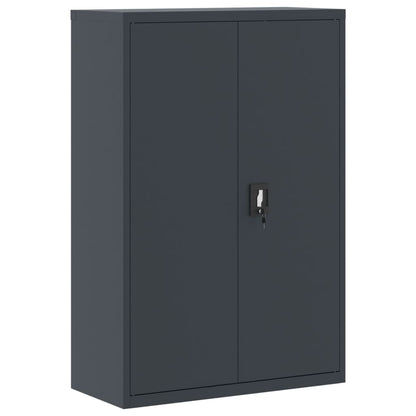 vidaXL Aktenschrank Anthrazit 90x40x180 cm Stahl