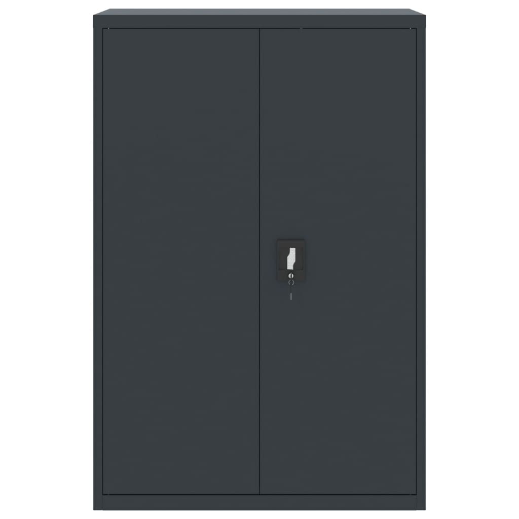 vidaXL Aktenschrank Anthrazit 90x40x180 cm Stahl